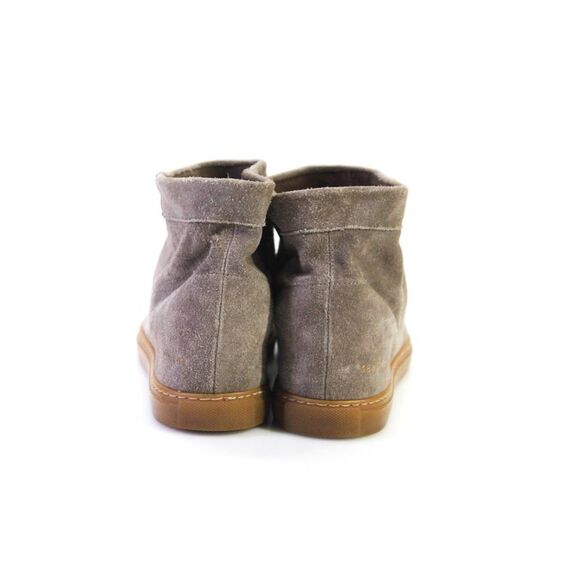 Woman by Common Projects Womens Taupe Suede Wedge Heels Ankle Boots Shoes Size12 - Picture 3 of 4